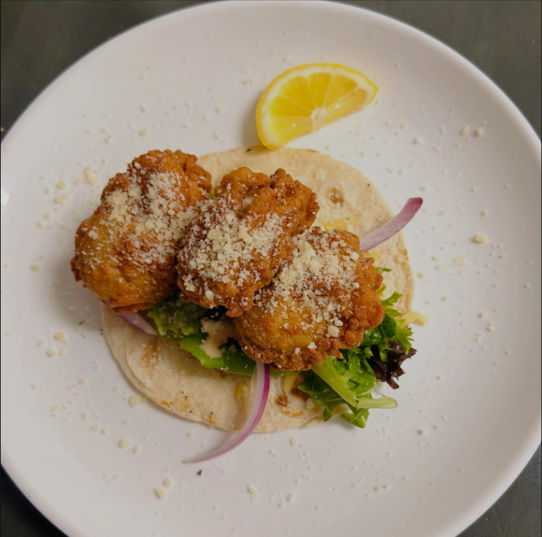 Oyster taco